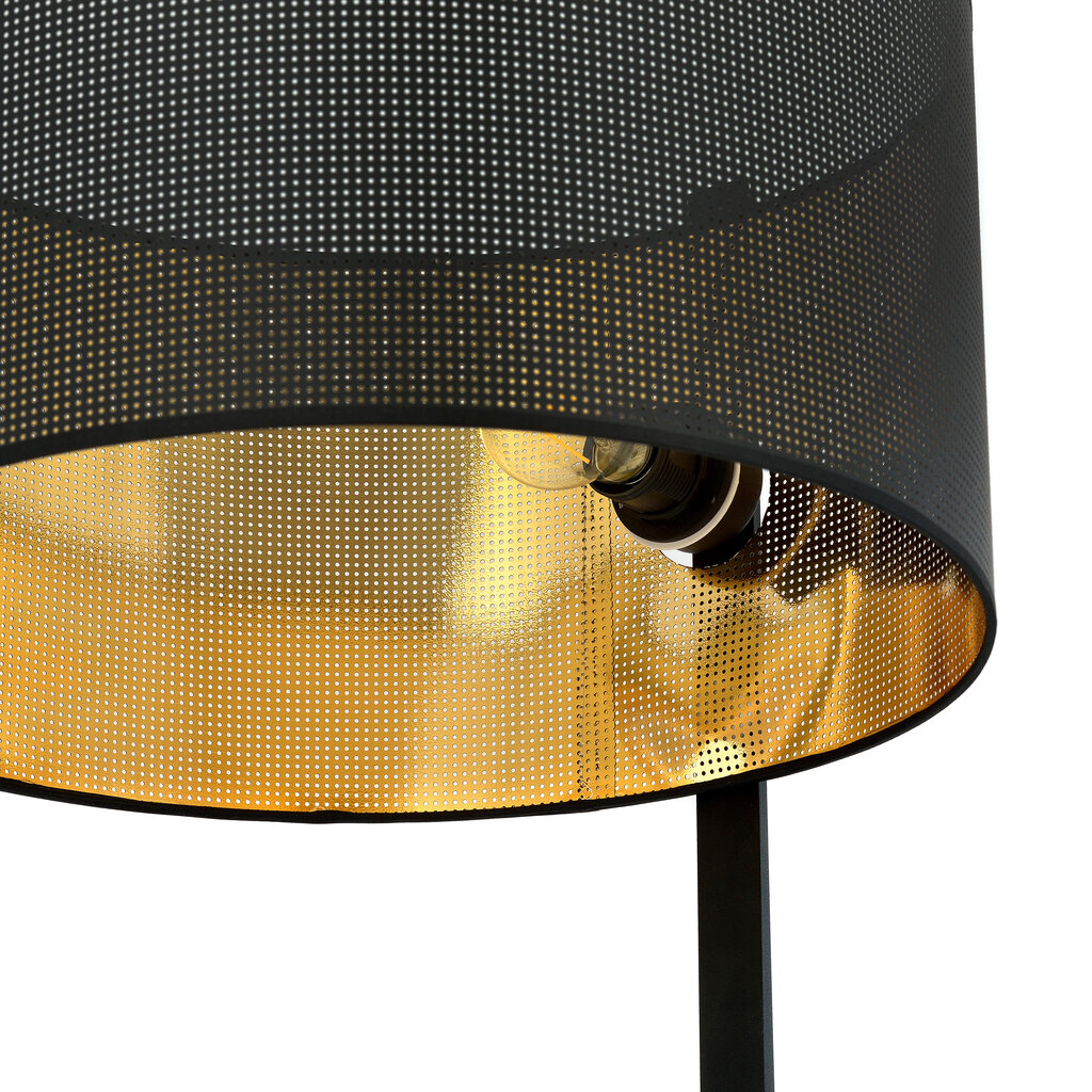 Emibig stāvlampa Estrella LP1 Black/Gold cena un informācija | Stāvlampas | 220.lv