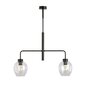 Emibig lampa Lukka 2 Black/Transparent cena un informācija | Piekaramās lampas | 220.lv