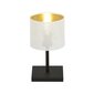 Emibig galda lampa Jordan LN1 White/Gold cena un informācija | Galda lampas | 220.lv