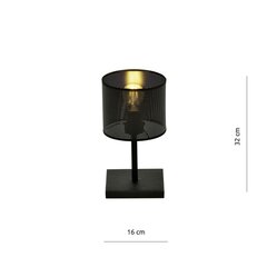 Emibig galda lampa Jordan LN1 Black cena un informācija | Galda lampas | 220.lv