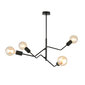 Emibig lampa Frix 4 Black cena un informācija | Lustras | 220.lv