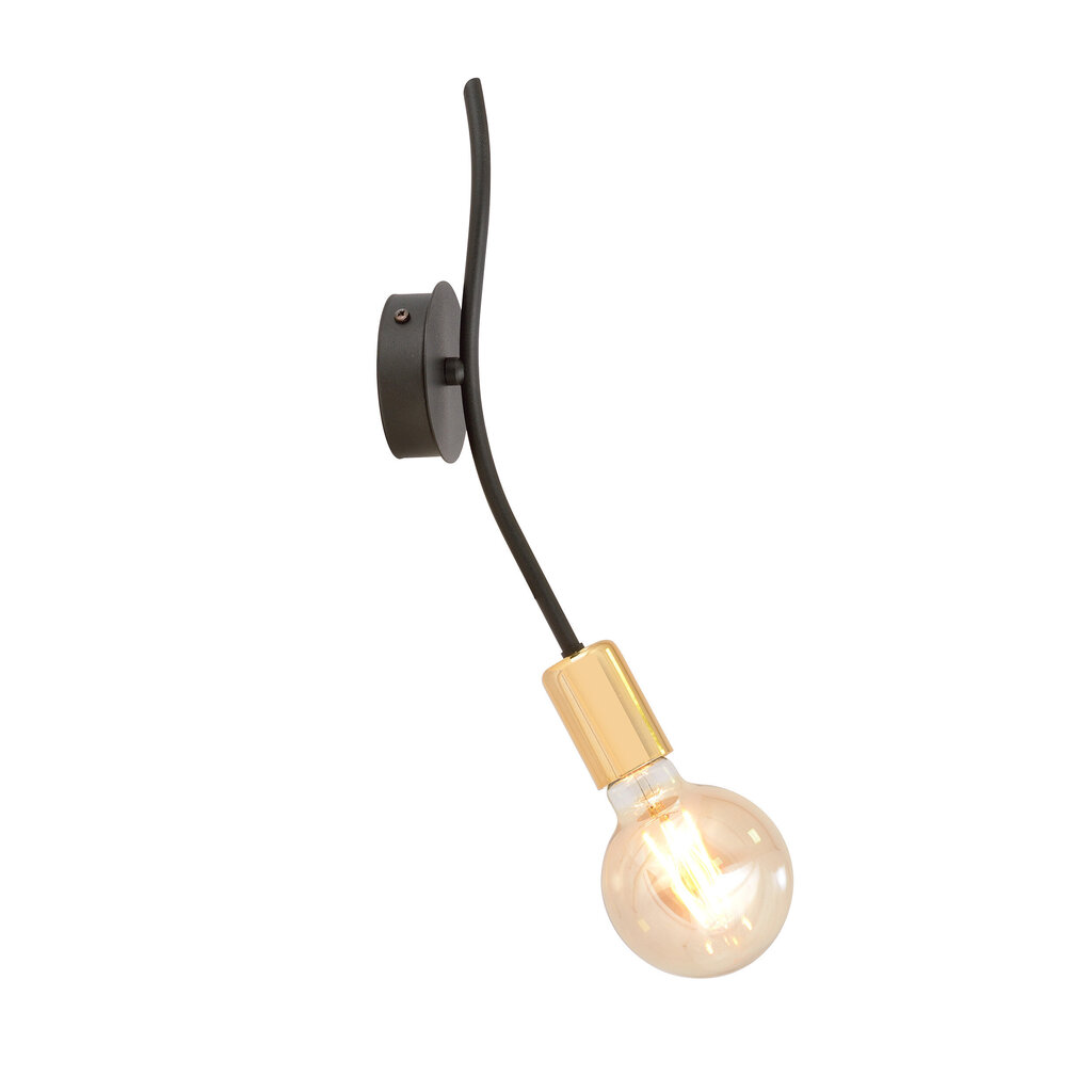 Emibig sienas lampa Bolt K1 Black/Gold цена и информация | Sienas lampas | 220.lv