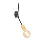 Emibig sienas lampa Bolt K1 Black/Gold цена и информация | Sienas lampas | 220.lv