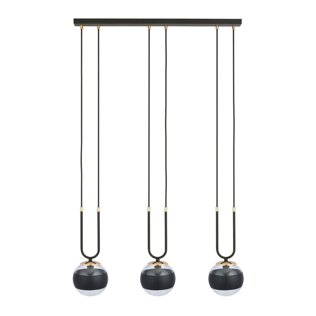 Emibig lampa Glam 3 Black/Stripe cena un informācija | Piekaramās lampas | 220.lv