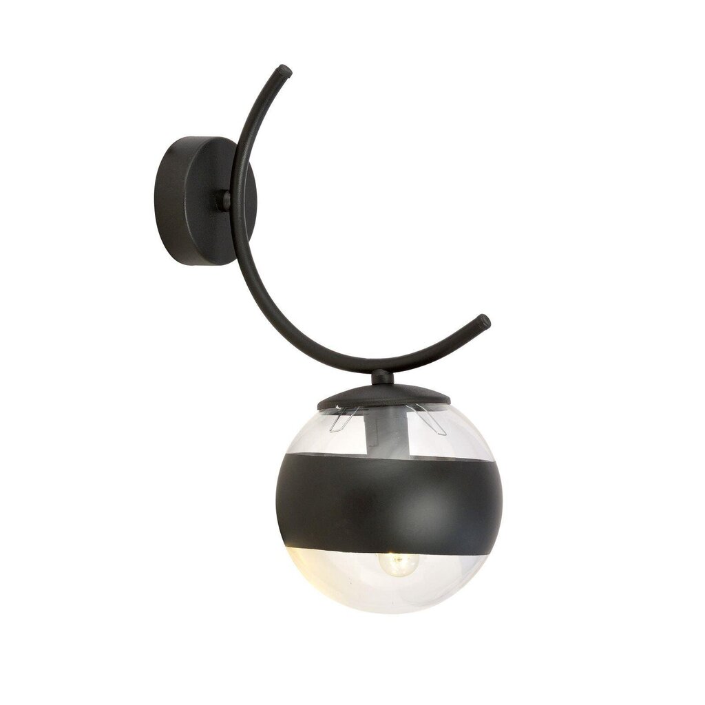 Emibig lampa Boston K1 Black/Stripe cena un informācija | Sienas lampas | 220.lv