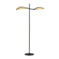 Emibig stāvlampa Lotus LP2 Black/Rattan