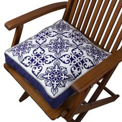Подушка для стула Floriane Garden YM1296, синяя цена и информация | Подушки, наволочки, чехлы | 220.lv