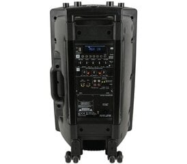 Аккумуляторная аудиосистема QX12PA-PLUS, 2 беспроводных микрофона UHF, USB / SD / FM / Bluetooth, 12 дюймов цена и информация | Аудиоколонки | 220.lv