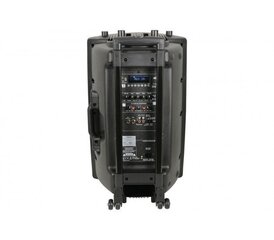 Перезаряжаемая аудиосистема QX15PA-PLUS, 2 беспроводных микрофона UHF, USB/SD/FM/Bluetooth, 15" цена и информация | Колонки | 220.lv