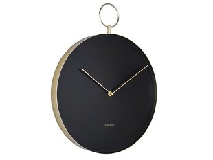 Настенные часы Петля, черные, 34 см цена и информация | Часы | 220.lv