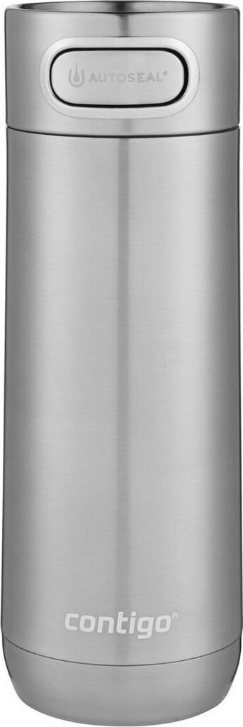 Termokrūze, Contigo Luxe Autoseal, 470 ml - Stainless Steel, 2115522 цена и информация | Termosi, termokrūzes | 220.lv