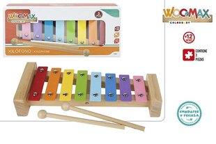 Деревянный ксилофон WooMax, 12м+ цена и информация | Развивающие игрушки | 220.lv