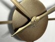 Sienas pulkstenis Metāla Vintāža Retro, izturēts zelts cena un informācija | Pulksteņi | 220.lv