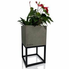 Вазон для растений - Loft Fiorino 22x22x40 см цена и информация | Подставки для цветов, держатели для вазонов | 220.lv