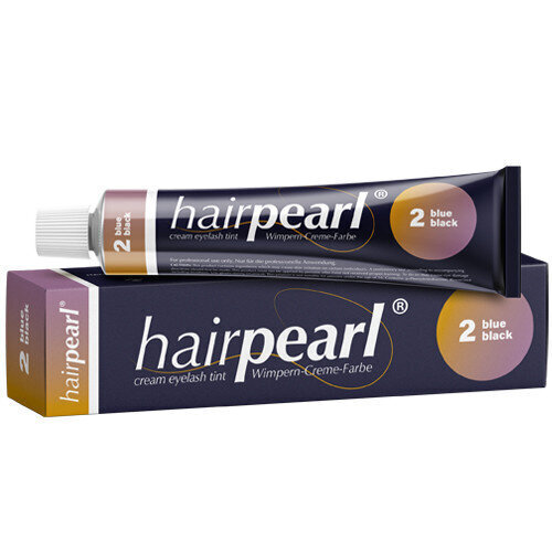 Hairpearl uzacu un skropstu krāsa ar PPD nr 2 Blue -Black (Zils-Melns) 20 ml cena un informācija | Uzacu krāsas, zīmuļi | 220.lv