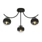 Emibig lampa Boston 3 Black/Stripe cena un informācija | Lustras | 220.lv