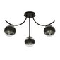 Emibig lampa Boston 3 Black/Stripe cena un informācija | Lustras | 220.lv