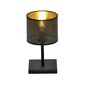 Emibig galda lampa Jordan LN1 Black/Gold cena un informācija | Galda lampas | 220.lv