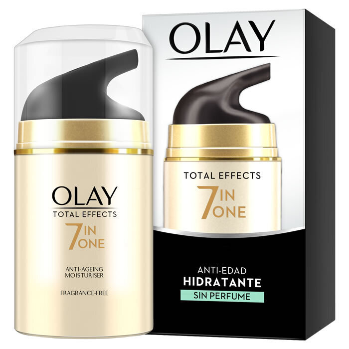 Mitrinošs sejas krēms Olay Total Effects 7 In One, 50 ml cena un informācija | Sejas krēmi | 220.lv