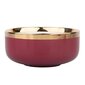 Aurora Gold porcelāna bļoda NBC, 14 cm, 500 ml, sarkana cena un informācija | Trauki, šķīvji, pusdienu servīzes | 220.lv