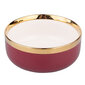 Aurora Gold porcelāna bļoda NBC, 14 cm, 500 ml, sarkana cena un informācija | Trauki, šķīvji, pusdienu servīzes | 220.lv