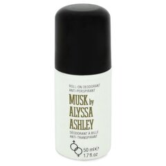 Шариковый дезодорант Alyssa Ashley Musk, 50 мл цена и информация | Дезодоранты | 220.lv