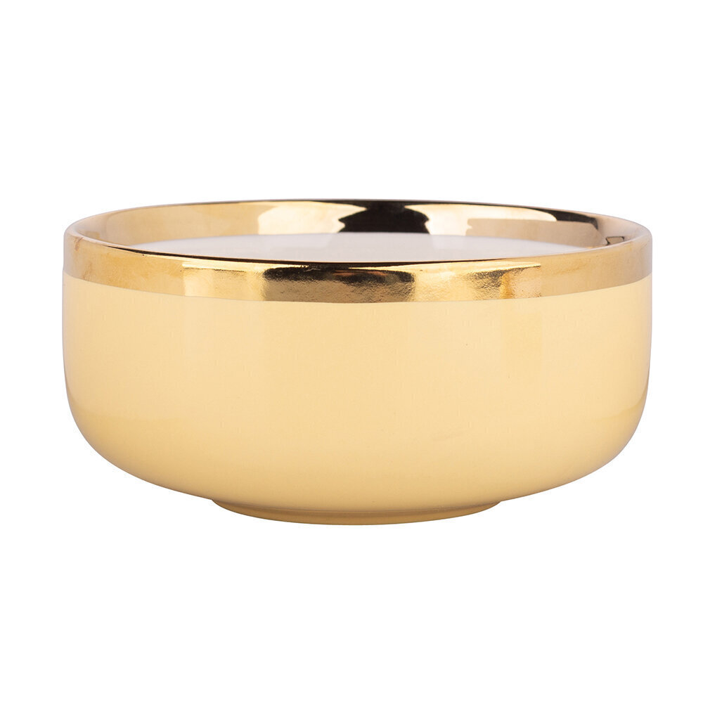 Aurora Gold porcelāna bļoda NBC, 14 cm, 500 ml, bēša cena un informācija | Trauki, šķīvji, pusdienu servīzes | 220.lv