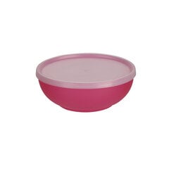 Миска с крышкой 17 см, 0,85 л, цвет красный цена и информация | Посуда, тарелки, обеденные сервизы | 220.lv