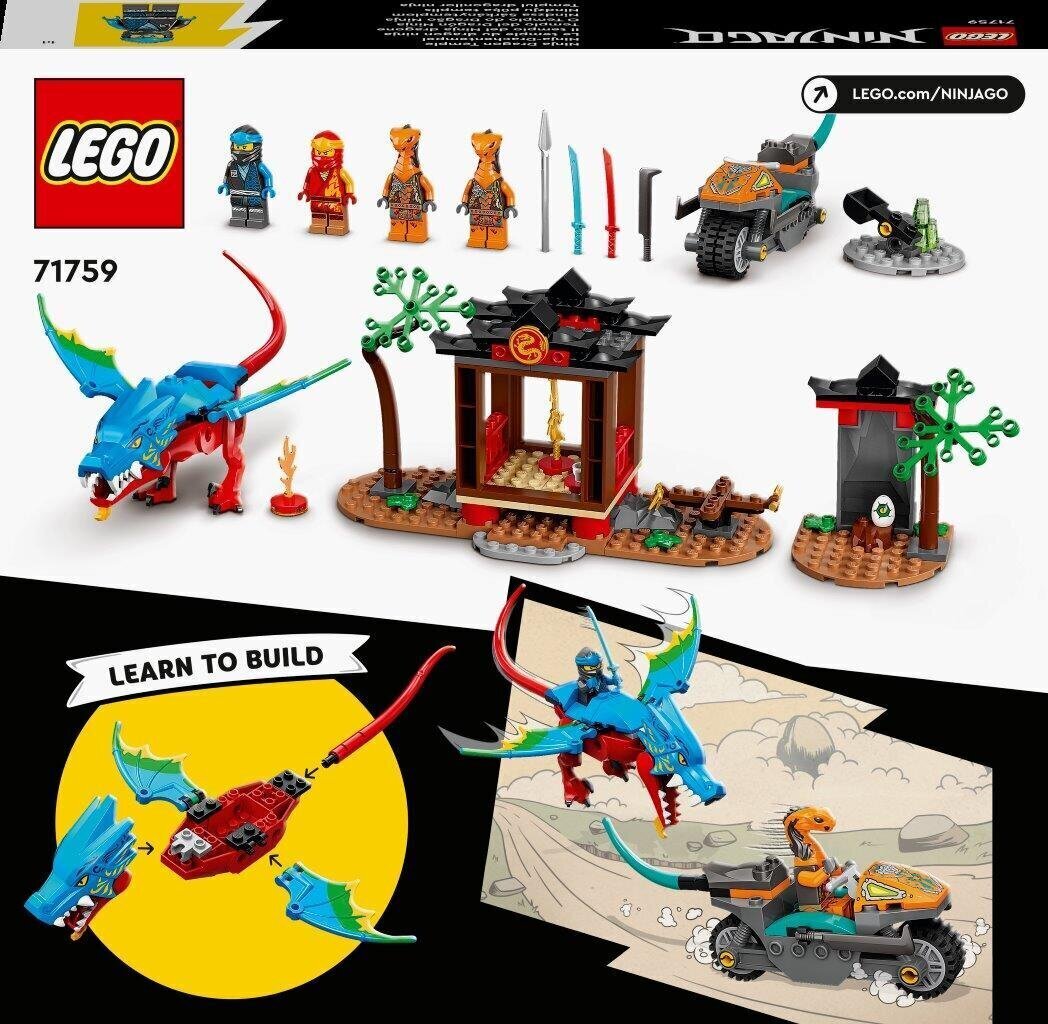 71759 LEGO® NINJAGO Nindzju pūķa templis cena un informācija | Konstruktori | 220.lv