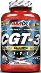 Amix Nutrition CGT-3 200 kapsulas cena un informācija | Vitamīni, preparāti, uztura bagātinātāji labsajūtai | 220.lv