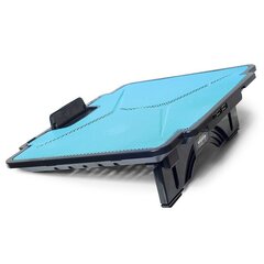 Spirit Of Gamer Cooling Pad Airblade 100 Blue cena un informācija | Portatīvo datoru dzesēšanas paliktņi un citi piederumi | 220.lv