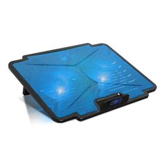 Spirit Of Gamer Cooling Pad Airblade 100 Blue cena un informācija | Portatīvo datoru dzesēšanas paliktņi un citi piederumi | 220.lv