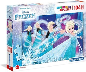 Puzle Clementoni Frozen, 104 gab. cena un informācija | Puzles, 3D puzles | 220.lv