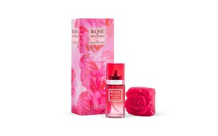 Dāvanu komplekts Rose of Bulgaria: glicerīna ziepes roku darbs 40 g + smaržas 25 ml, BGSRB0001 цена и информация | Мыло | 220.lv