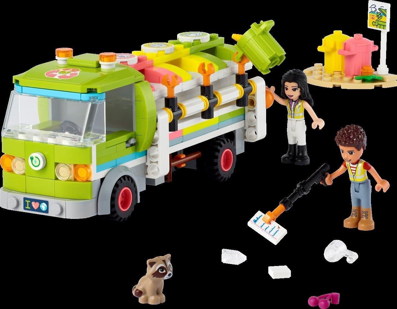 41712 LEGO® Friends Pārstrādes kravas auto cena un informācija | Konstruktori | 220.lv