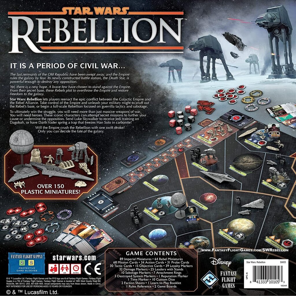 Spēle Star Wars: Rebellion cena un informācija | Galda spēles | 220.lv