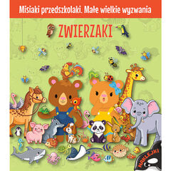 mishiaki-preschool - dzīvnieki cena un informācija | Krāsojamās grāmatas | 220.lv