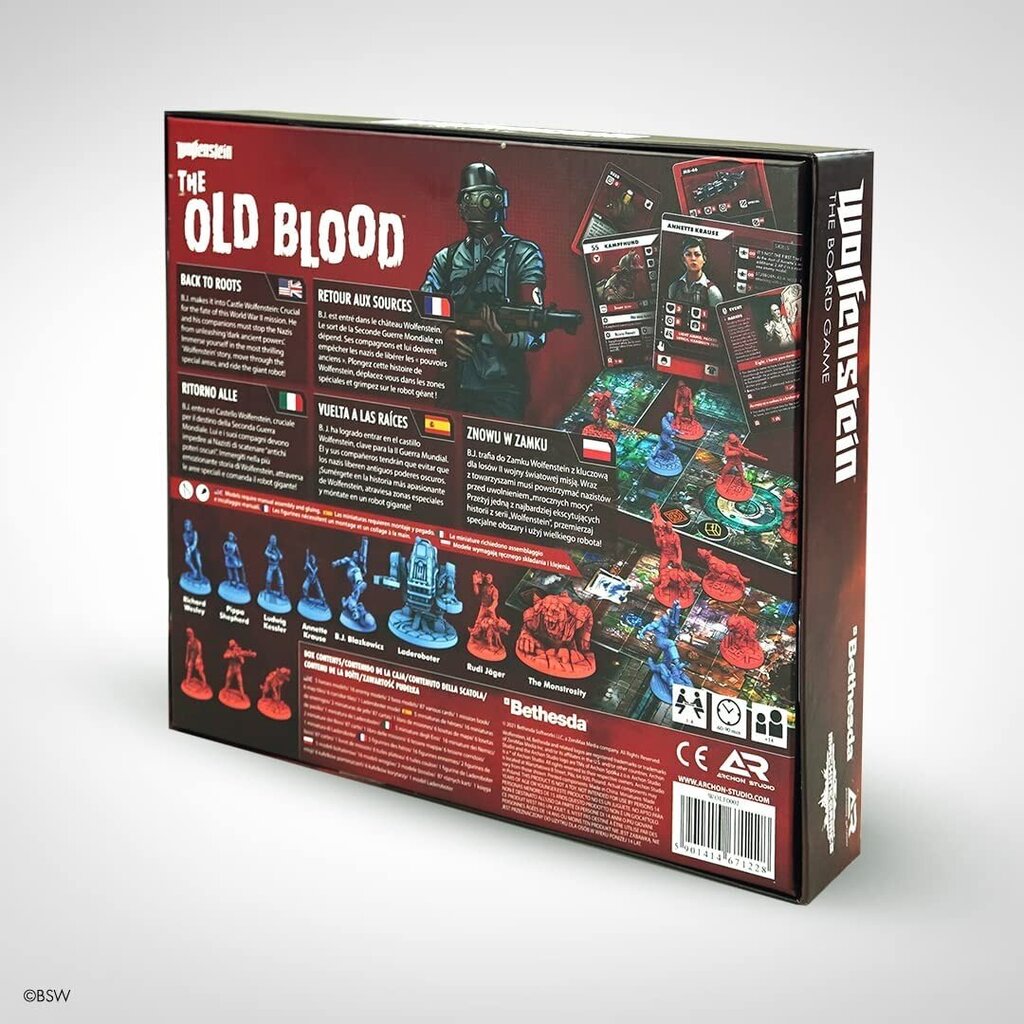 Galda spēle Wolfenstein: The Board Game - Old Blood Expansion цена и информация | Galda spēles | 220.lv