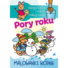 раскраски для детей кенгуру - времена года цена и информация | Книжки - раскраски | 220.lv