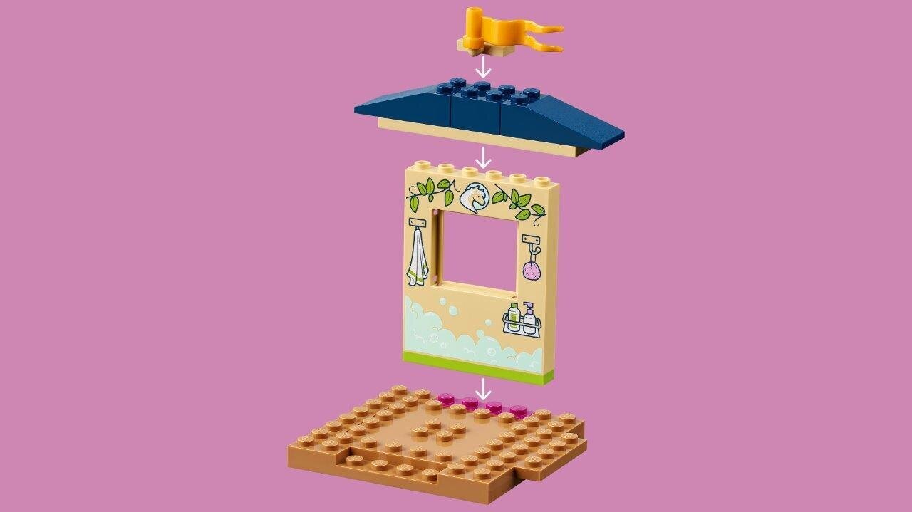 41696 LEGO® Friends Poniju mazgāšanas stallis cena un informācija | Konstruktori | 220.lv