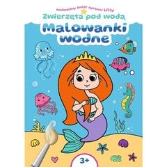 Lilly Mermaid krāsojamās lapas bērniem - zemūdens cena un informācija | Krāsojamās grāmatas | 220.lv