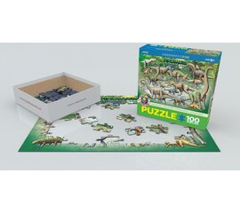 Пазл Eurographics, 6100-0098, Dinosaurs, 100 шт. цена и информация | Пазлы | 220.lv