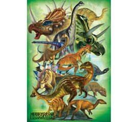 Пазл Eurographics, 6100-0360, Herbivorous Dinosaurs, 100 шт. цена и информация | Пазлы | 220.lv