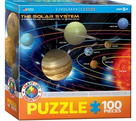 Puzle Eurographics, 6100-1009, The Solar System, 100 gab. cena un informācija | Puzles, 3D puzles | 220.lv