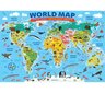 Puzle Eurographics, 6100-5554, Illustrated Map of the World, 100 gab. цена и информация | Puzles, 3D puzles | 220.lv