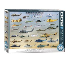 Пазл Eurographics, 6500-0088, Military Helicopters, 500 шт. цена и информация | Пазлы | 220.lv