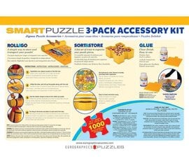 Puzle Eurographics, 8955-0107 ® Smart Puzzle 3-Pack Accessory Kit cena un informācija | Puzles, 3D puzles | 220.lv