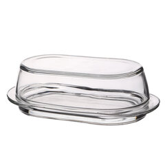 Stikla sviesta trauks ar vāku цена и информация | Посуда, тарелки, обеденные сервизы | 220.lv