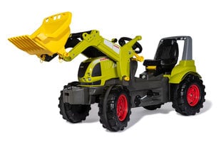 Traktors ar pedāļiem un frontālo kausu, rollyFarmtrac CLAAS ARION 640 cena un informācija | Rotaļlietas zēniem | 220.lv