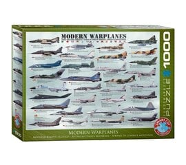 Puzle Eurographics, 6000-0076, Modern Warplanes, 1000 gab. cena un informācija | Puzles, 3D puzles | 220.lv